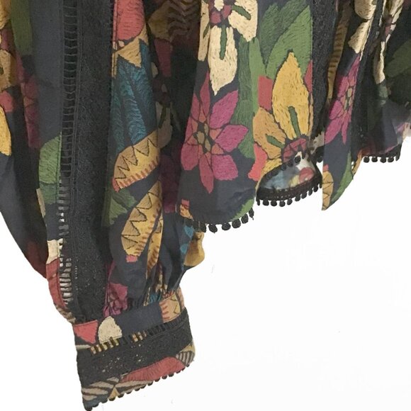 FARM RIO Macaw Ballet Blouse - Picture 6 of 15